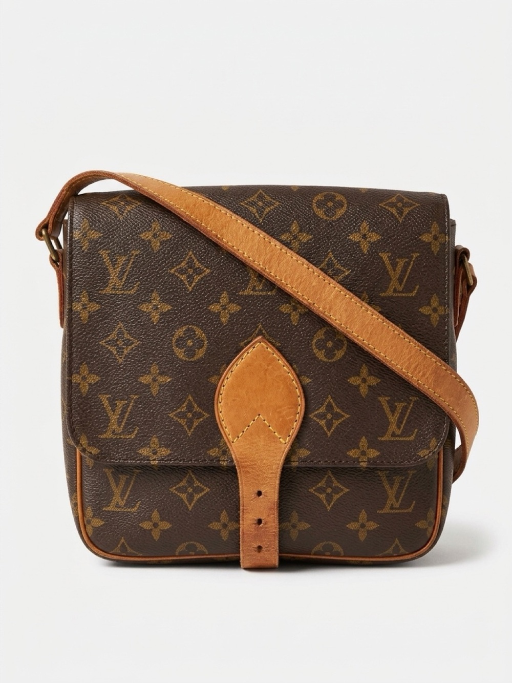 LV Cartouchiere MM Vintage Satchel.